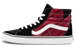 Vans SK8 Hi Retro Vabaaja rula kingad Unisex Must Punane VN0A4U3C2C5 36.5