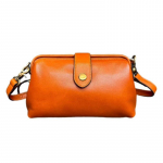 100% Ehtne Nahast Crossbody Kott Naistele 2026 Luksuslik V&auml;ike &Otilde;lakott Pandlaga Disaineri Sling & Clutch Kott 22x6x12cm