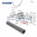 Generaatori vaakumpumba &otilde;litagastusvoolik Mitsubishi L200 Triton KA4T KB4T 4D56 2.5D 2005-2015 jaoks MN183586