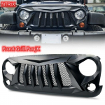 1 Komplekt Esiv&otilde;re Asendusv&otilde;re Must ABS Jeep Wrangler JK 2007-2017 jaoks K031 NTRIX must
