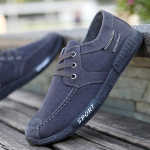 meeste vabaajajalatsid Denim Meeste tossud Slip on Loafers Meeste l&otilde;uendjalatsid Hingavad pehmed tasapinnalised s&otilde;idujalatsid meeste vabaaja 365 6.5 hall v&auml;rv