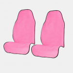 2 tk Autoistmekatted Spordir&auml;tikust Istmepadi Rannamatt Universaalne Sobivus Kaitsvad Katted Universaalne Suurus Pestav Esiistmele 2PCS-PINK