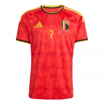 Adidas 2026 Maailmameistriv&otilde;istlused Belgia Rahvuskoondis Kevin De Bruyne 7 Koduv&auml;ljaku Kiirkuivav L&uuml;hikeste Varrukatega Jalgpallis&auml;rk F&auml;nnide Versioon Meeste s&auml;rk JM8381-7 L