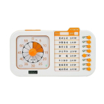 ADHD Taimer Lastele ja T&auml;iskasvanutele Planeerimislaua, &Uuml;lesannete Taimeri, Kodut&ouml;&ouml;de Tabeli ja Ajakava Planeerijaga, Autismi ja ADHD T&ouml;&ouml;riistad T&scaron;ekk-loendiga 1ml jaoks white