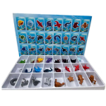 24tk Meres&ouml;&ouml;ja Bloop Gran Maja Figuur Mini 2,5-5 cm S&uuml;vamere Uurimise M&auml;ngumudel PVC S&uuml;vamere Koletise Figuurid S&uuml;nnip&auml;evakingitus 4-5cm blue