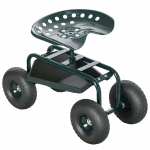 Aiatool Rulluv Tool P&ouml;&ouml;rlev 360&deg; ja K&otilde;rgusreguleeritav T&ouml;&ouml;riistakandikuga Max. Koormus 150 kg Roheline 83 x 36.5 x 60 cm