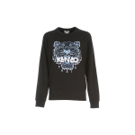 (WMNS) KENZO SS21 Tr&uuml;kitud &Uuml;mmarguse Kaelusega Dressipluus Must Naiste FB52SW8244XA-99 S black
