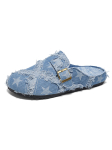 Denim Meeste Mules Slip-On Lamedad Mokassiinid Sussid, Lai Varvas Vabaaja Poolsaapad Suvised Tagant Lahtised Sandaalid Lamedad Tennised Meestele 44 gray