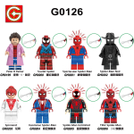 G0126 Peter Parker Varju ehitusklotsid Minifiguuri M&auml;nguasi Superkangelane GH0199-0206 Hariv kingitus lastele