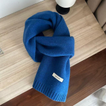 100% Villane Kootud Ka&scaron;miiri stiilis Sall: Mitmek&uuml;lgne &uuml;hev&auml;rviline meestele ja naistele, Korea talvemood 100% Wool blue