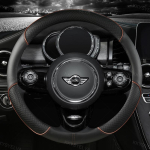 Mikrofiiber nahast auto roolikatete komplekt MINI Cooper R50 R55 R56 F57 Clubman Countryman Clubvan Coupe jaoks Autotarvikud