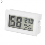 Mini digitaalne LCD termomeeter H&uuml;gromeeter niiskuse sisetemperatuuri m&otilde;&otilde;tja must