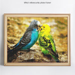 5D teemantmaaling Loomade lind t&auml;is &uuml;mmargune kivist pilt tikandid teemant 20X30