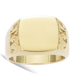 Chevali&egrave;re Plaqu&eacute; Or 'Charles' dor&eacute; - 13x9 mm 58 kuld