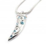 Les Tr&eacute;sors De Lily [J8495] - Collier cr&eacute;ateur 'Elixir' turquoise t&uuml;rkiissinine
