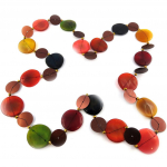 Les Tr&eacute;sors De Lily [L6999] - Disainer pikk kaelakee  Kilimanjaro  oranž pruun pruun