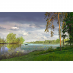 DIY 5D teemantmaal Jungle Creeki maastik mosaiik teemanttikandid 20X30CM