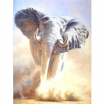 Teemantmaal T&auml;ispuur elevant Teemanttikandid Loom Teemantristpistes Kodukaunistus 20X30CM