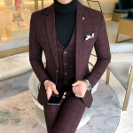 Kahe &uuml;likonnaga, meeste s&uuml;gise moe&uuml;likond L punane