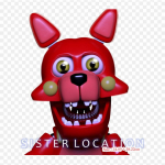 Fnaf Sl Nuku K&auml;sinukk Viis &ouml;&ouml;d Freddy &otilde;e juures Asukoht P Triigitavad &uuml;lekanded riiete jaoks Ts&auml;rki kott Soojus&uuml;lekande kleebised Triikimisplaastrid
