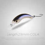 Beaking 29mm 42mm p&uuml;&uuml;gilant Forell Mini Crankbait Wobbler P&uuml;&uuml;gitarbed magevee Minnow Crank kunstlik k&otilde;va s&ouml;&ouml;t 29mmA