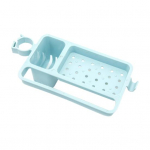 Valamuriiuli ventilatsioon Lihtne paigaldamine PP Sink Caddy k&auml;snahoidja sinine