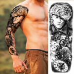 S&otilde;jav&auml;e maoori ajutised t&auml;toveeringud meeste varrukas T&auml;iskasvanutele realistlik v&otilde;ltsl&otilde;vi samurai t&auml;toveering suur kleebis Seksikad t&auml;isk&auml;elised t&auml;toveeringud