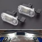2tk valget LED kindalaeka valgusti pagasivalgusti jaoks VW Bora Jetta Golf MK4 Variant Caddy Passat B5 B5.5 Touareg Touran valge