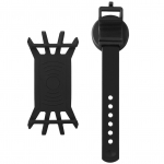 Multifunktsionaalne rattatelefoni kinnitusega jalgratta arvutihoidik Garmini jalgratta juhtraua jaoks must