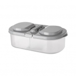 Toidukarp Smooth Edge Suure mahutavusega keskkonnas&otilde;bralik PP plastikust 2-kambriline toidukonteiner Bento l&otilde;unas&ouml;&ouml;gikonteiner hall