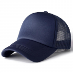 Unisex m&uuml;ts vabaaja tavalise v&otilde;rguga pesapallim&uuml;tsi reguleeritav Snapback m&uuml;tsid naistele meestele Hip Hop Trucker Cap 54cm-60cm tumesinine v&auml;rv