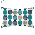 Talos geomeetrilise ringi kolmnurga laineline padjap&uuml;&uuml;r, padjakate Diivanvoodi autokohviku sisustus 10