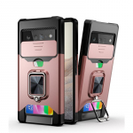 Armor p&otilde;rutuskindel kaardihoidja telefoni&uuml;mbris Google Pixel 7 Pro slaidikaamera objektiivi kaitsekate Google PIXEL 6 Pro 5A magnetr&otilde;nga hoidiku kate For Pixel 5A h&otilde;be