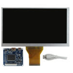 6,5-tolline AT065TN14 LCD-ekraan, draiveri juhtplaat Mini HDMI-&uuml;hilduv DIY Lattepanda, Raspberry Pi arvutimonitori jaoks Display+drive board