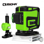 CLUBIONA IE12C Green Beam Cross Line Laser Level 360 p&ouml;&ouml;rlevad isetasanduvad ehituskaunistused kaugjuhtimispuldiga roheline