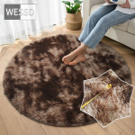 Armas Rainbow Plush vaip, &uuml;mmargune t&uuml;drukute toale Armas pehme karvase juuksevaip magamistoale lastetoale M&auml;ngumatt Roomamismatt Libisemiskindel Diameter 120cm