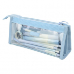 Kauakestev pliiatsikott Veekindel organisatsioon selge &otilde;pilastele m&otilde;eldud pliiatsihoidja kott sinine