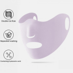 Naiste p&auml;ikesekaitsemask v&auml;lispordiks jalgrattas&otilde;iduks hingav pestav korduvkasutatav kahekihiline j&auml;&auml;siidist maskid UV-vastane p&auml;ikesekaitse n&auml;okate