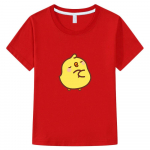 Laste armas Piupiu T-s&auml;rk Molang S&auml;rk Poiste Graafilised T-s&auml;rgid T&uuml;drukutele Beebiriided 100% Puuvillane Suvine L&uuml;hikeste Varrukatega Kawaii Top 100 punane