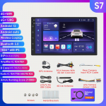 Hizpo DSP Carplay 4G+WIFI 7tolline 2 Din Android Universaalne autoraadio Multimeedia Videopleier Stereo 2Din Autoraadio Peaseade Stereo Navi GPS Audio RDS PC S7 8Core 6G 128G NO-ISO
