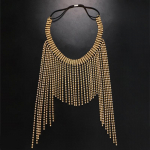 Stonefans Tutt Peakate Flapper Vintage h&otilde;bedane peakett Eksootiline Cleopatra Cap peapael 1920ndate juuste aksessuaarid naistele kingitus Gold Hair Chain