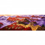 Suur teemantmaal Suur sein maastik Ristpistes Hiina maastik Teemanttikandid Tee ise mosaiikkunstnik Elu seinakaunistus Full Round 20x60CM