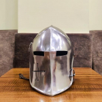 Keskaegne Barbuti kiiver, Kreeka barbate s&otilde;dalase kiiver, soomuskiiver cosplay rollim&auml;nguks LARP Renaissance Decoration