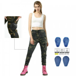 LOONG+BIKER+Camo Anti Drop Mootorrattap&uuml;ksid Mootorratta teksad+Mootorrattas&otilde;idup&uuml;ksid Naised+Silikoonikaitse L must