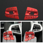 Autode stiilimine BMW X3 X4 G01 G02 Roolinupu l&uuml;liti Raami kaitsekatteid Kleebised Liistud Auto siseosa punane