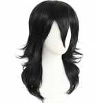 My Hero Academia Shouta Aizawa must laineline lokkis parukas Cosplay kost&uuml;&uuml;m Boku no Hero Academia kuumakindlad juuksed meeste naiste parukad S must