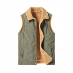 Meeste vest, velvetist polsterdatud soe plusssuuruses vest paarile, s&uuml;gis- ja talvine ka&scaron;miirist mantli vest XXXXL