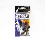 Sasame F-304 Octopus nokakonks, must suurus 7/0 (4644)