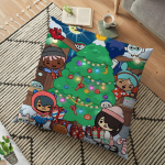 Toca Life World padjap&uuml;&uuml;r Toca Boca padjap&uuml;&uuml;r kodutoolile Lastetoa pehme dekoratiivne padjap&uuml;&uuml;r 45*45cm 13