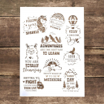 A4-suuruses dekoratiivsed korduvkasutatavad inspireerivad kirja&scaron;abloonide &scaron;abloonide maalimise &scaron;abloonid isetegemiseks m&otilde;eldud k&auml;sit&ouml;&ouml;ks Scrabooking maalimiseks puidule, l&otilde;uendile, seinale ja plaatidele